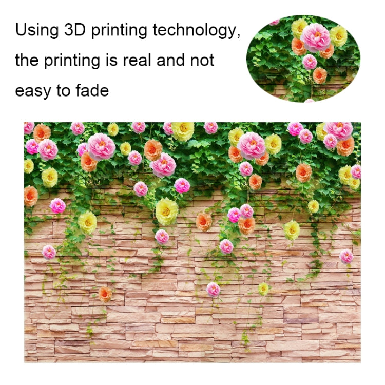 2.1m x 1.5m Flower Wall Photography Background Cloth Birthday Wedding Party Decoration Fabric