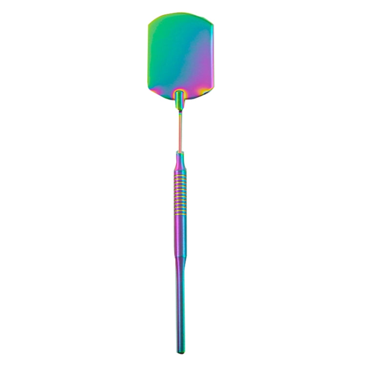 Stainless Steel Rotating Extension Eyelash Inspection Mirror, Style: Square (Colorful)