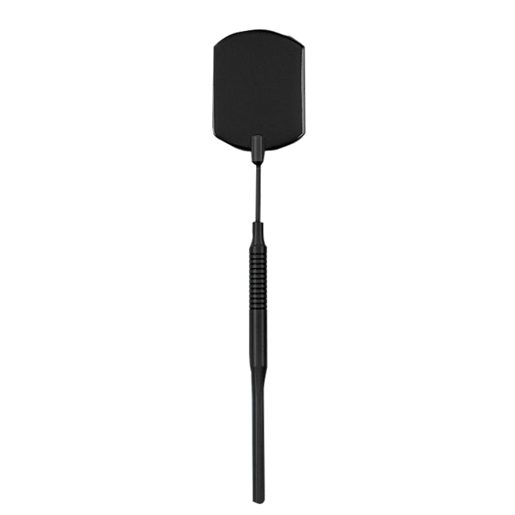Stainless Steel Rotating Extension Eyelash Inspection Mirror, Style: Square (Black)