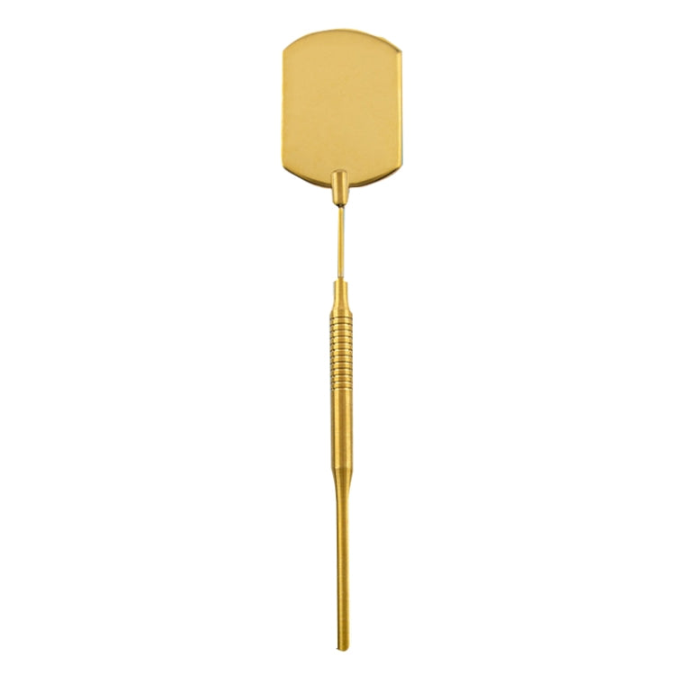 Stainless Steel Rotating Extension Eyelash Inspection Mirror, Style: Square (Gold)