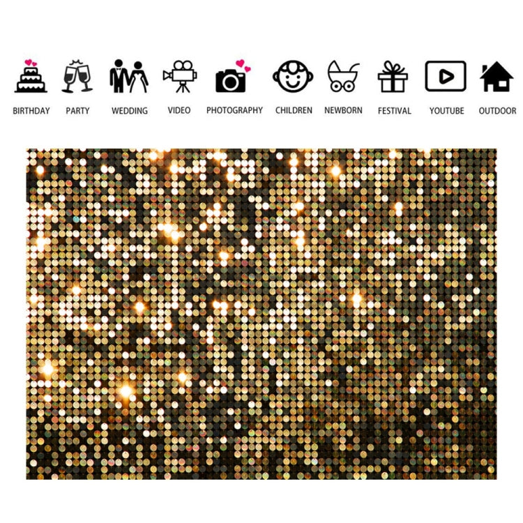 2.1m X 1.5m Shiny Decorative Photography Background Cloth