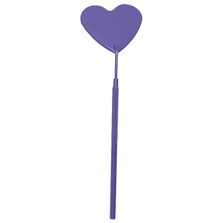 3PCS Stainless Steel Heart Shaped Grafting Eyelashes Inspection Mirror Beauty Tool
