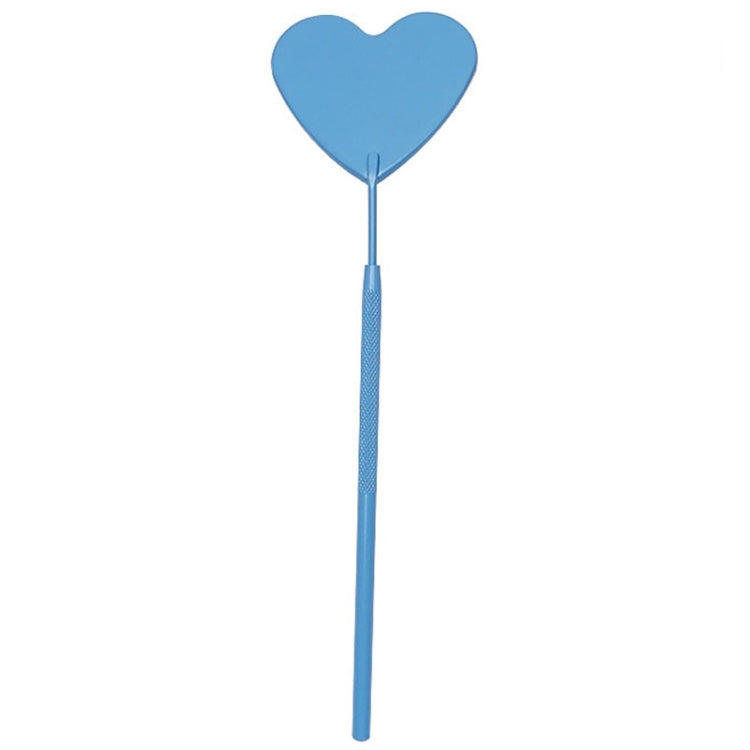 3PCS Stainless Steel Heart Shaped Grafting Eyelashes Inspection Mirror Beauty Tool
