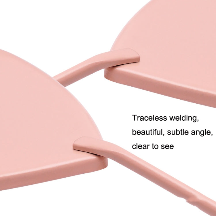 3PCS Stainless Steel Heart Shaped Grafting Eyelashes Inspection Mirror Beauty Tool