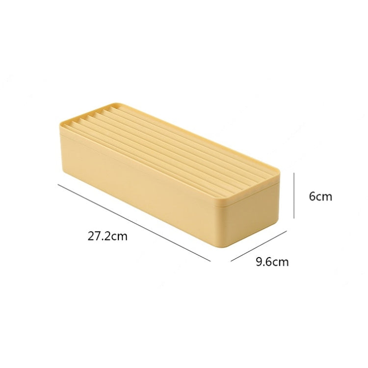 Desktop Data Cable Storage Box Dust-proof Line Box Single-layer