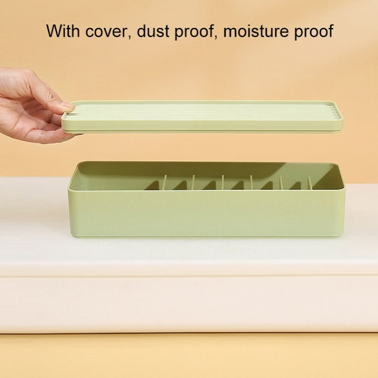 Desktop Data Cable Storage Box Dust-proof Line Box Single-layer