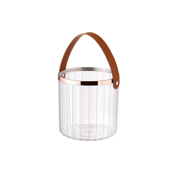 Outdoor Picnic Portable Fruit Basket Household Ice Bucket, Size: Small (Transparent)