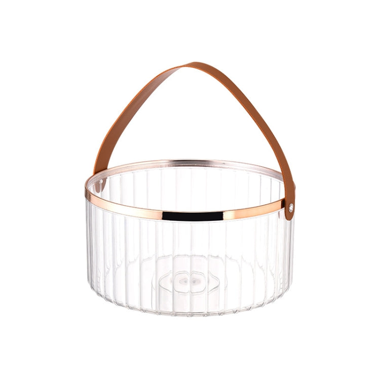 Outdoor Picnic Portable Fruit Basket Household Ice Bucket, Size: Large (Transparent)