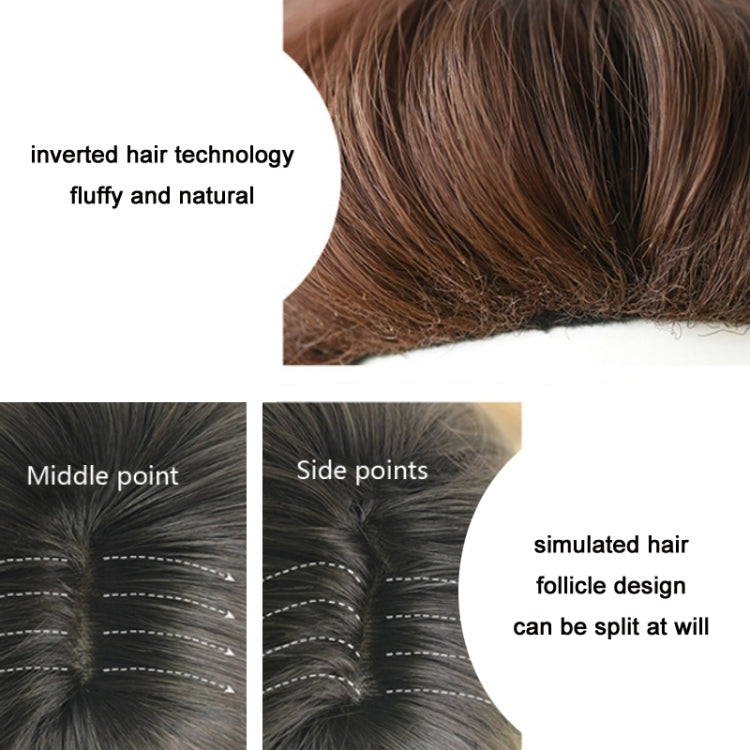 Mid-section Princess Cut Full Headgear Long Wig(Gold Gradient 60cm)