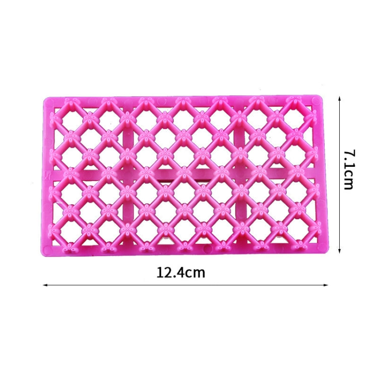 4 PCS Biscuit Cake Fondant Printing Mould with Handle(Four -petal Flower)