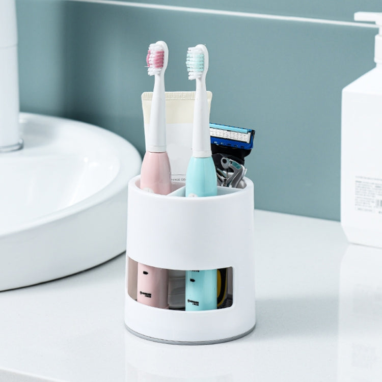 2 PCS Desktop Ventilation Draining Water Grid Rack Makeup Brush Toothbrush Tableware Storage Rack