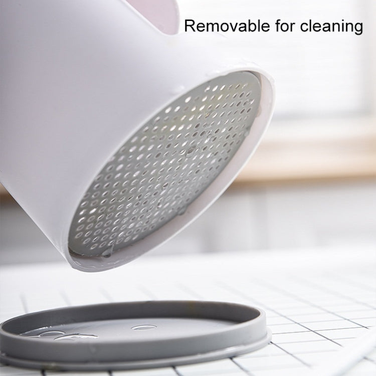 2 PCS Desktop Ventilation Draining Water Grid Rack Makeup Brush Toothbrush Tableware Storage Rack
