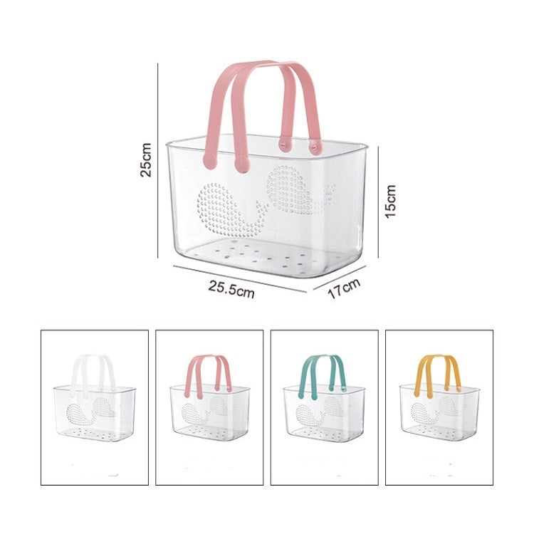 Portable Bath Basket Draining Storage Basket