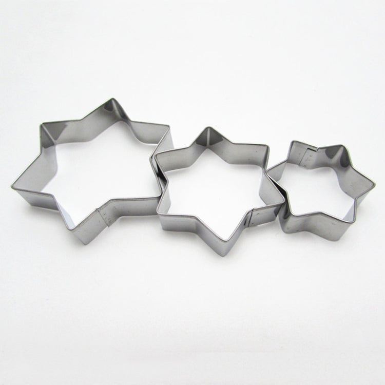 2 Sets 12 In 1 Stainless Steel Three-dimensional Biscuit Mold