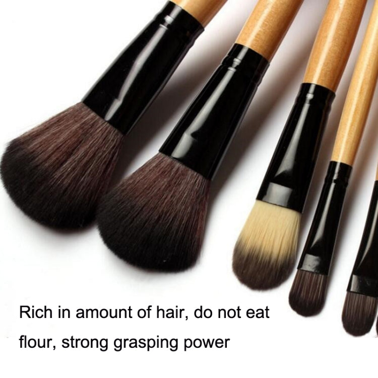 12 PCS / Set Black Makeup Brush Set Loose Powder Brush Makeup Tool