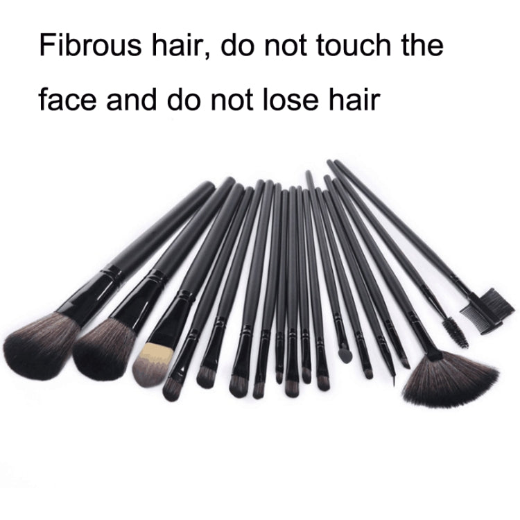 12 PCS / Set Black Makeup Brush Set Loose Powder Brush Makeup Tool