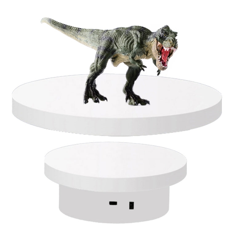 Photography Electric Turntable Automatic Rotating Display Stand,Style: Plug -in 2 In 1 30/35 cm