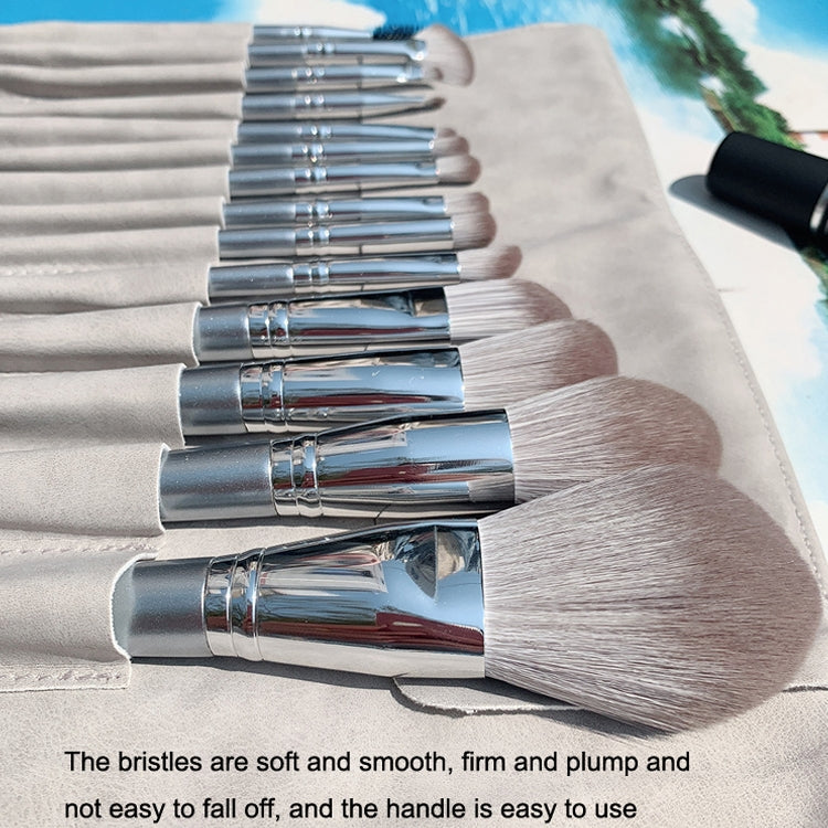 14 PCS / Set Beginner Makeup Brush Set Beauty Tools(Gray)