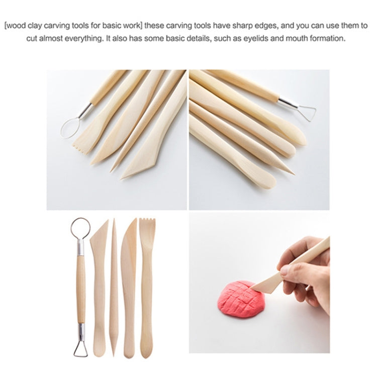 24 In 1 Pottery Tool Set Pottery Clay Stone Carving Knife DIY Clay Combination Tool