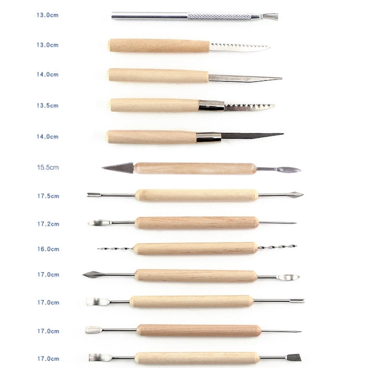 22 In 1 Pottery Tool Set Pottery Clay Stone Carving Knife DIY Clay Combination Tool