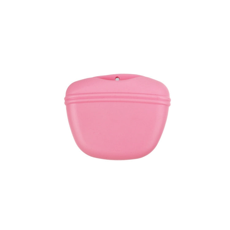 2PCS Silicone Dog Food Bag Portable Dog Training Treat Bag
