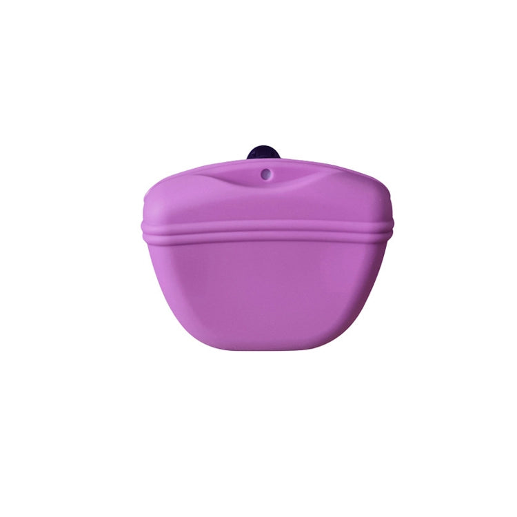2PCS Silicone Dog Food Bag Portable Dog Training Treat Bag