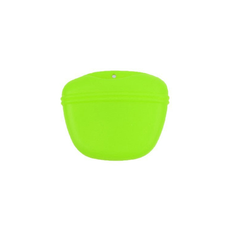 2PCS Silicone Dog Food Bag Portable Dog Training Treat Bag
