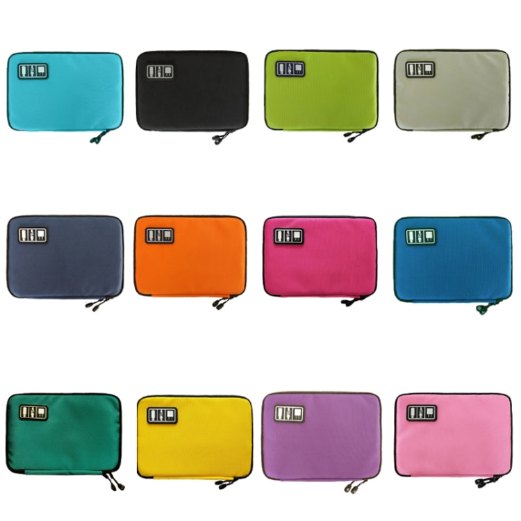 Multifunctional Portable Mobile Phone Digital Accessories U Disk Storage Bag, Color: Peacock Green