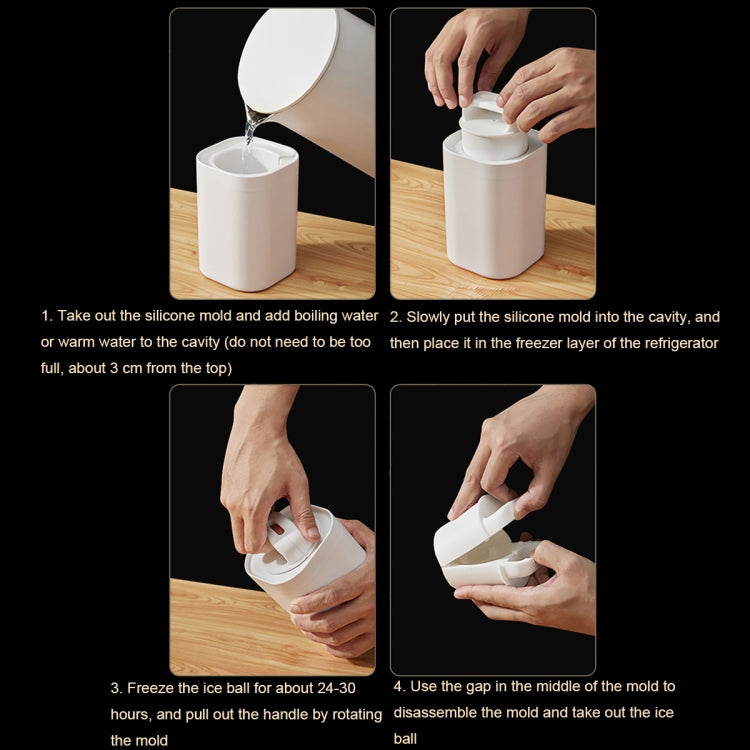 DIY Transparent Ice Cube Silicone Mold(Pulling Model)