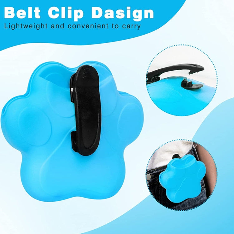 Portable Silicone Pet Feeding Bag Pet Training Waist Bag Pet Snack Bag
