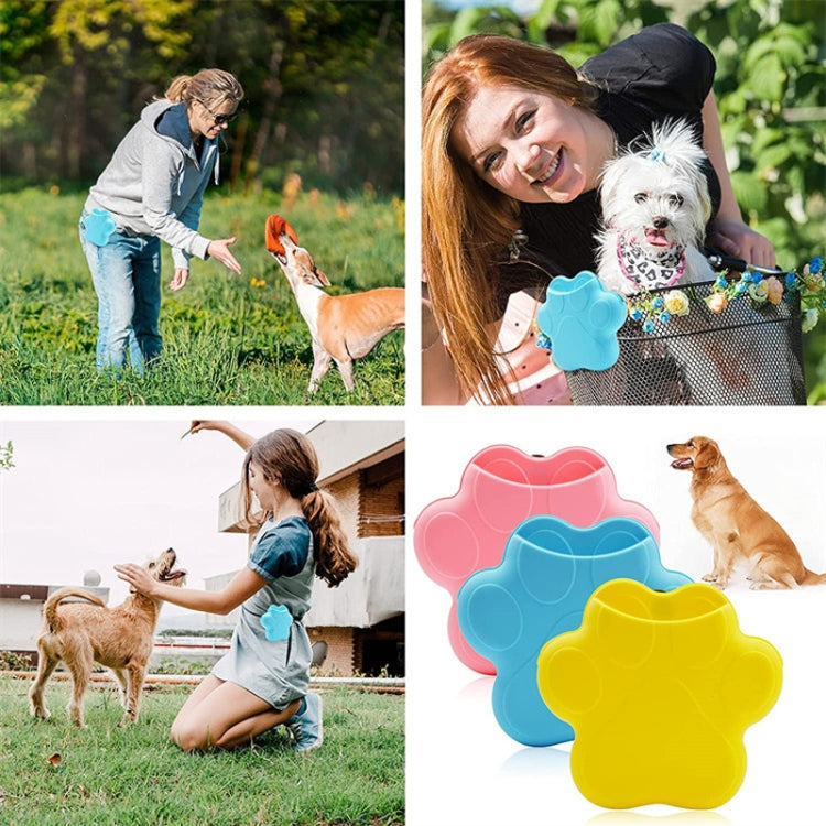 Portable Silicone Pet Feeding Bag Pet Training Waist Bag Pet Snack Bag