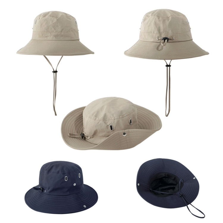 Versatile Breathable Sunscreen Drawstring Fisherman Hat