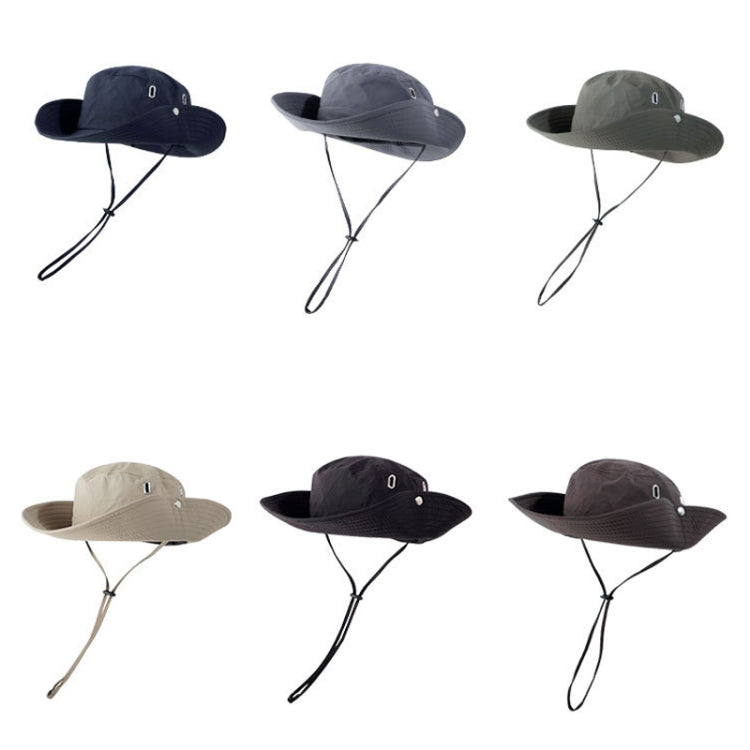 Versatile Breathable Sunscreen Drawstring Fisherman Hat