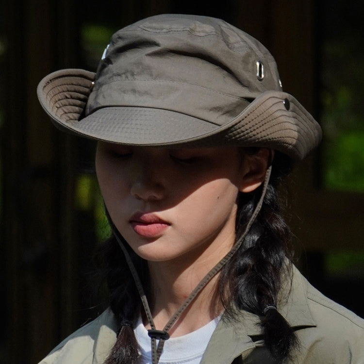 Versatile Breathable Sunscreen Drawstring Fisherman Hat