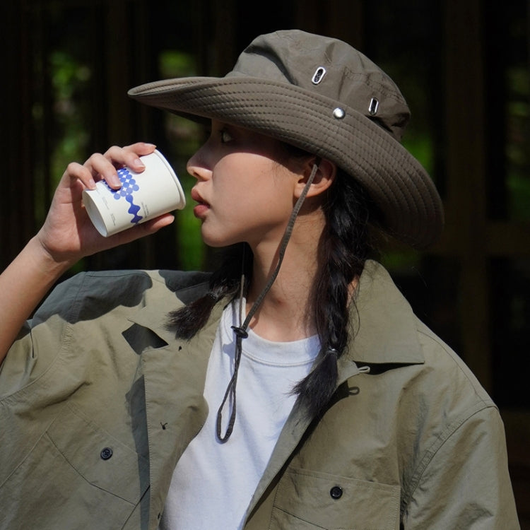 Versatile Breathable Sunscreen Drawstring Fisherman Hat