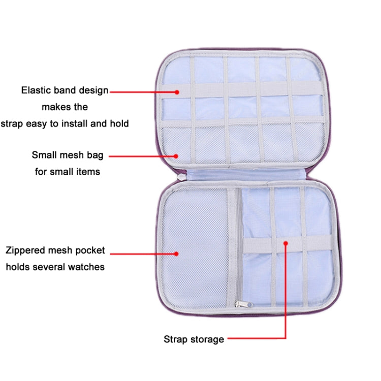 Children Smart Watch Strap Waterproof Storage Bag, Color: Black (Small)