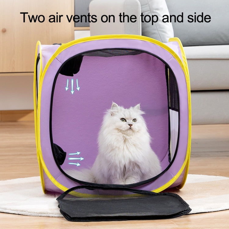 Pet Drying Box Dog Hair Drying Cat Bath Drying Bag, Style: Sugar Cube+Hair Comb
