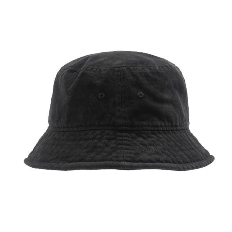 Washed Solid Bucket Hat Versatile Hip Hop Street Hat, Size: Free Code