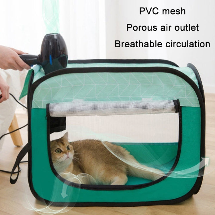 Small Household Pet Cat & Dog Hair Drying Box, Color: Gray (Medium)