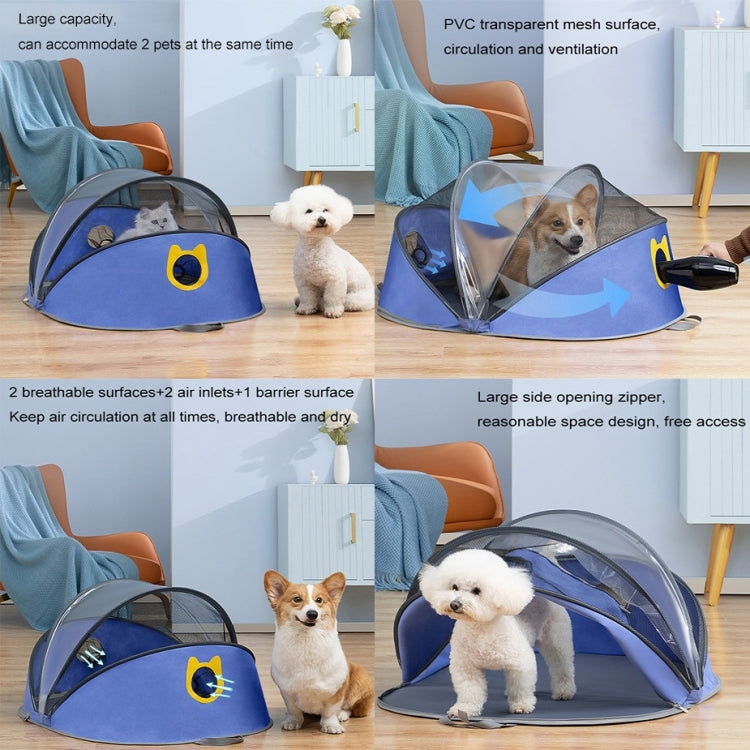 Foldable Pet Drying Box Cat Dog Cage Pet Blow Box Drying Room