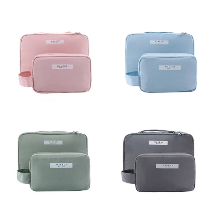 Multifunctional Portable Travel Large Capacity Cosmetic Storage Bag, Color: Cute Pink (Large)