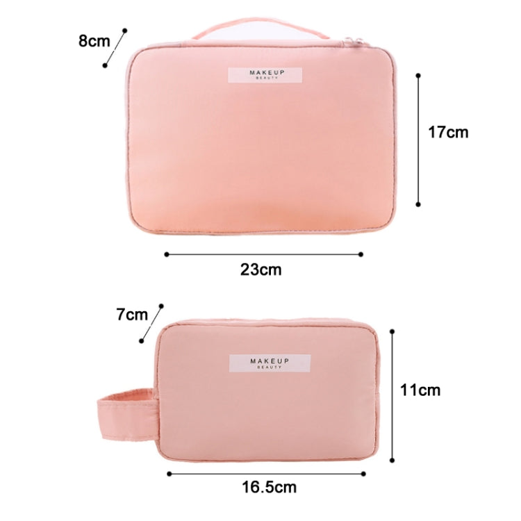 Multifunctional Portable Travel Large Capacity Cosmetic Storage Bag, Color: Cute Pink (Large)