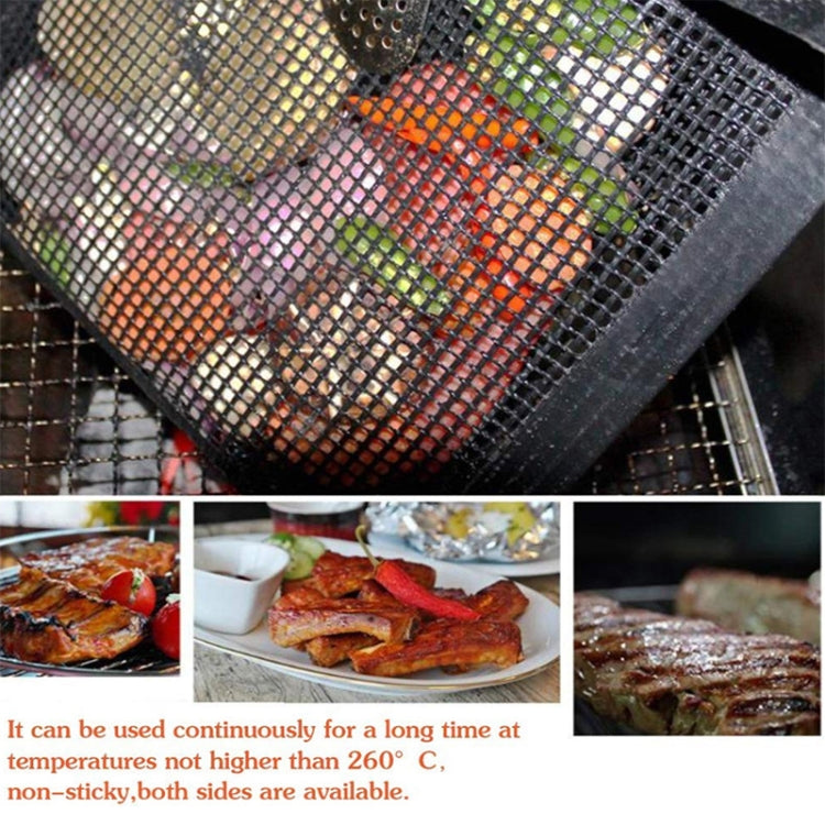 Vc005 BBQ Non-Stick Mesh Grilling Bag, Size: Black (24 x 14cm)