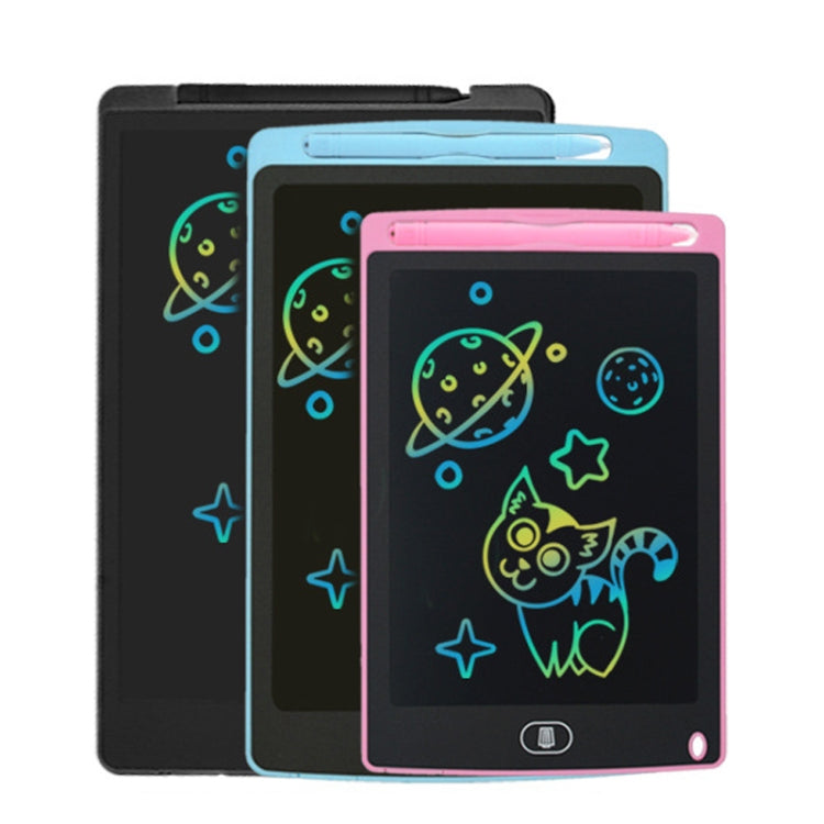 LCD Writing Board Children Hand Drawn Board, Specification: 12 inch Colorful (Light Blue)