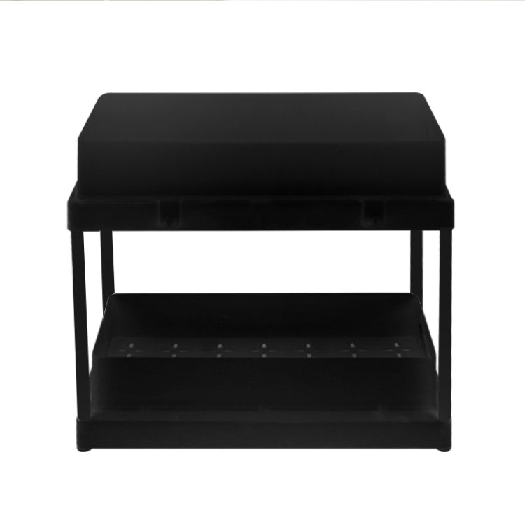 Multi-layer Pull-out Sink Drain Storage Rack Black (3 Layer Pump)