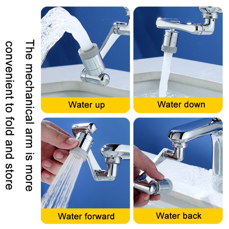 Faucet Robot Arm Universal Extender 1080 Degree Lifting Aerator, Specification: All Copper Double Outlet