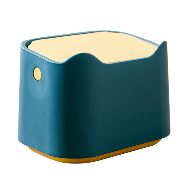 Pet Deodorant Closed Cat Litter Trash Can(Blue)