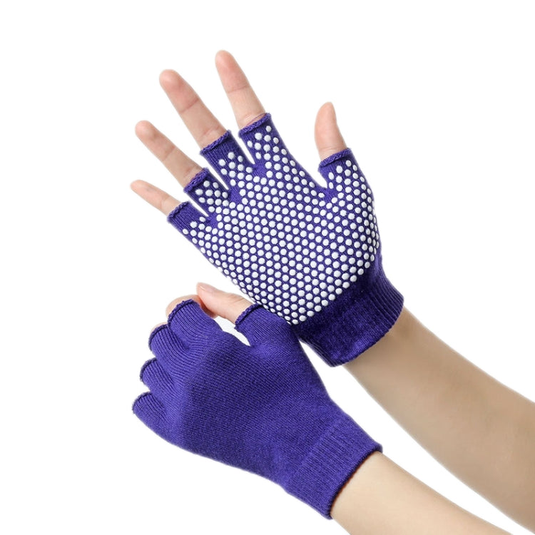 Ladies Non-Slip Fingerless Aerial Yoga Aid Gloves