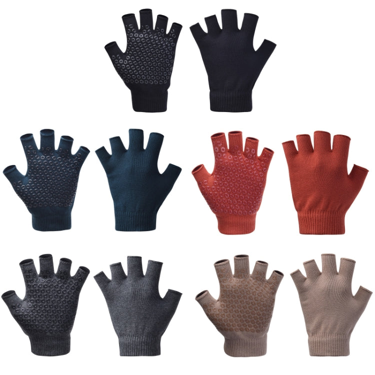 Ladies Non-Slip Fingerless Aerial Yoga Aid Gloves
