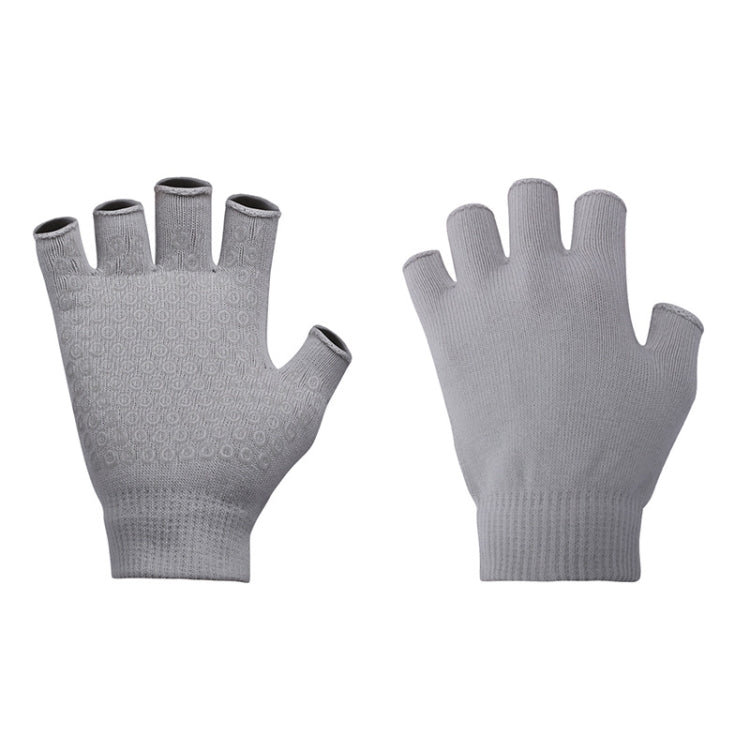 Ladies Non-Slip Fingerless Aerial Yoga Aid Gloves